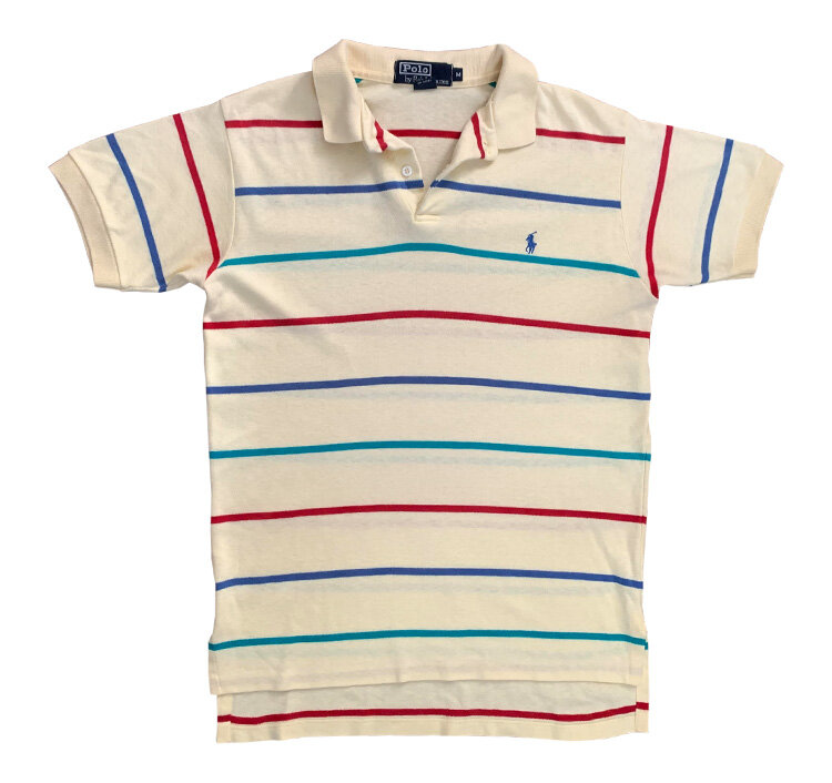 Vintage Polo Ralph Lauren Striped Rugby (Size M) — Roots